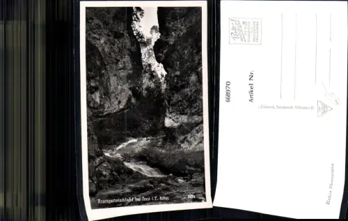 668970,Foto Ak Rosengartenschlucht b. Imst i. Tirol