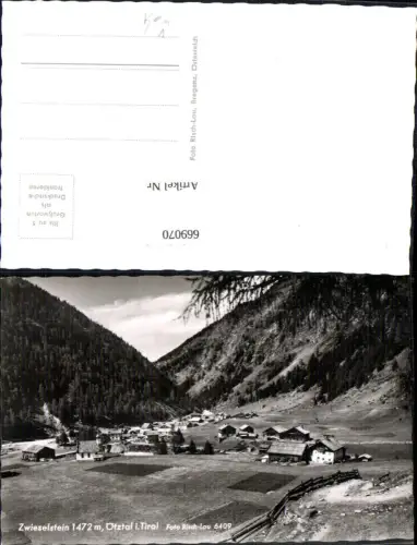 669070,Foto Ak Zwieselstein Sölden Ötztal pub Risch-Lau 6409
