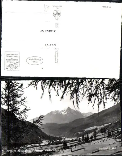 669071,Foto Ak Sölden Nöderkogel Ötztal