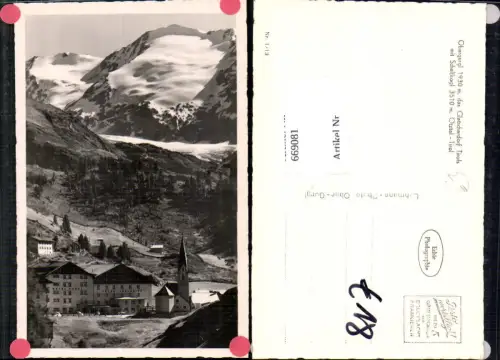 669081,Foto Ak Obergurgl Ötztal Schalfkogl Sölden