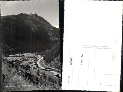 669082,Foto Ak Zwieselstein Sölden Ötztal