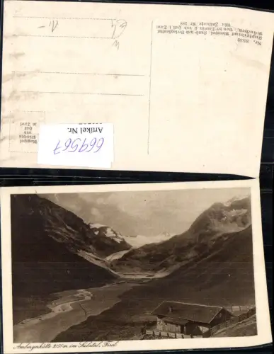 669567,Ambergerhütte i. Sulztal Längenfeld