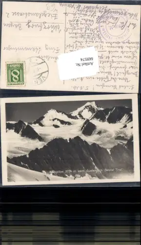 669574,Wildspitze v. Guslerjoch Oetztal Vent Sölden