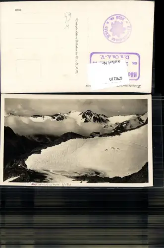 670210,Foto Ak Sölden Hildesheimer Hütte