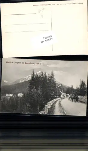 685902 Fernpass Fernstein bei Nassereith Biberwier Gasthof Kutsche