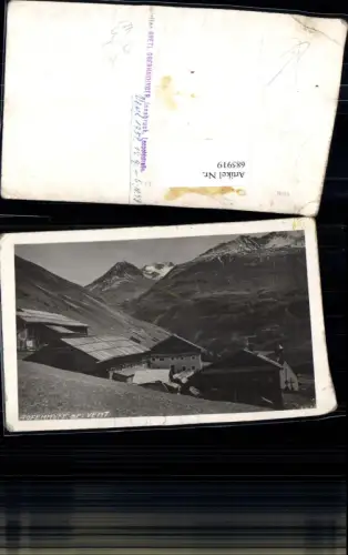 685919 seltene Foto-AK Rofennhöfe bei Vent Sölden im Ötztal Tirol