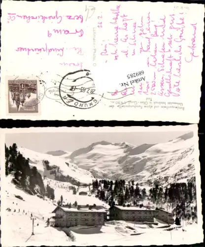 689285 Ober Gurgl Obergurgl b. Sölden Bundessportheim
