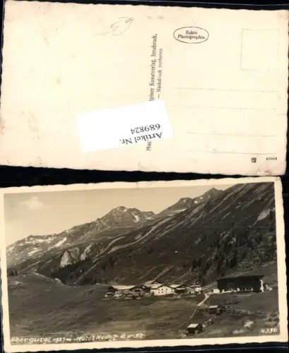 689824 Obergurgl Gurgl Hotel Hochfirst seltene AK