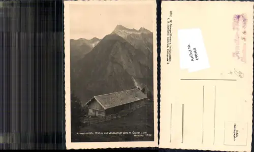 690460 Armelenhütte Acherkogl Oetz Oetztal