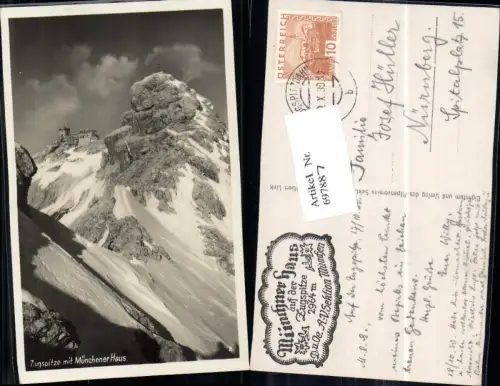 697887 Zugspitze b. Ehrwald Münchner Haus