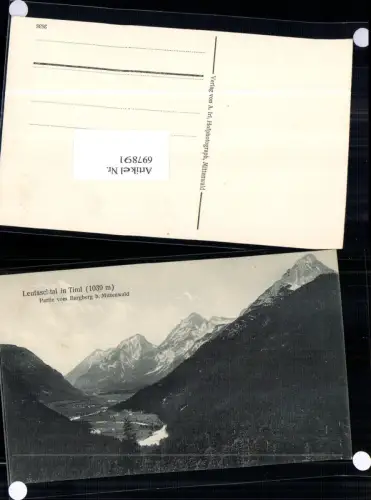 697891 Leutaschtal in Tirol Burgberg Mittenwald Leutasch