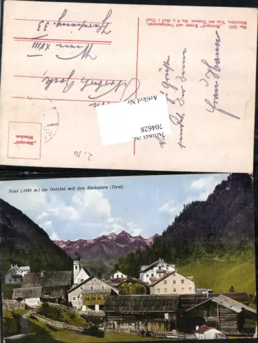 704628 Vent bei Sölden im Ötztal