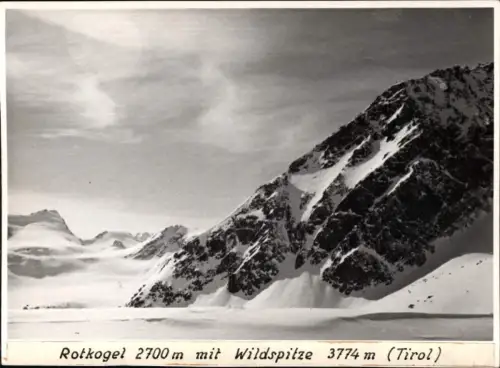 Hochsölden 1 Sölden Rotkogel m. Wildspitze Bergkulisse