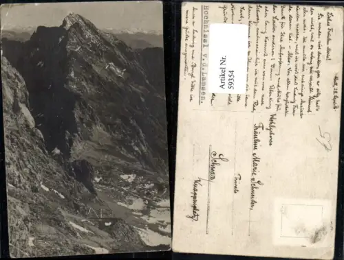 59354,Foto AK Hochnissl v.d. Lamsen Karwendel