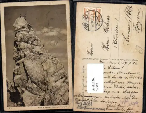 59362,Innsbruck Frauhittspitze Bergsteiger