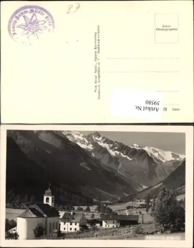 59580,Foto AK Gschnitz bei Obernberg am Brenner