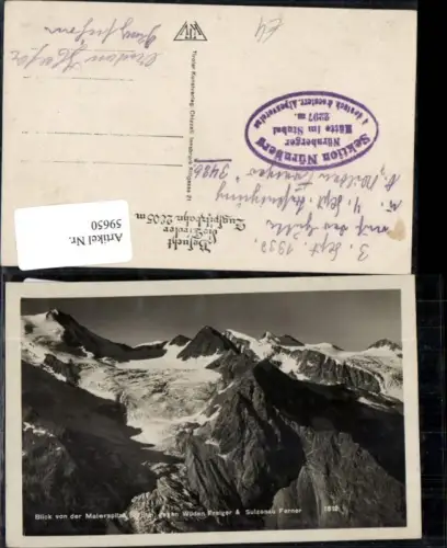 59650,Blick v.d. Maierspitze gegen Wilden Freiger im Stubaital