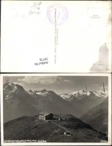 59776,Starkenburgerhütte Starkenburger Hütte Stubai Stubaital Neustift
