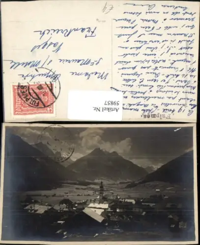 59857,Foto AK Fulpmes Ortsansicht