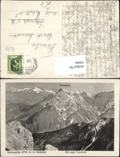 59966,Serlesspitze im Stubaital bei Neustift Sölden Matrei