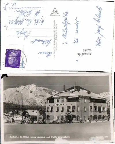 76054,Seefeld in Tirol Gasthaus Regina Hotel
