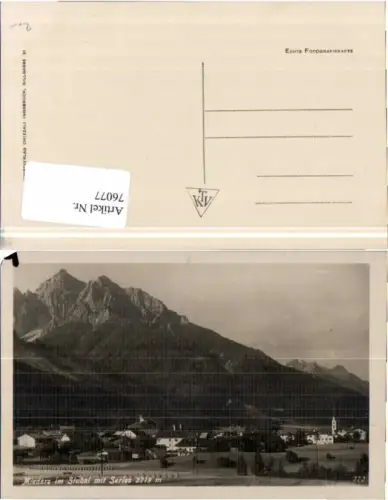 76077,Mieders im Stubaital 1930 pub KTV 773