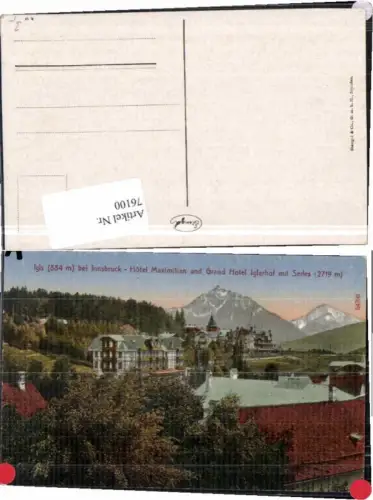 76100,Igls bei Innsbruck Hotel Maximilian Hotel Grand Iglerhof