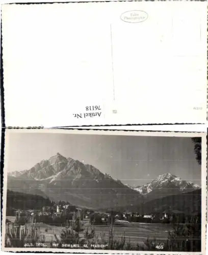 76118,Igls bei Innsbruck Fotokarte
