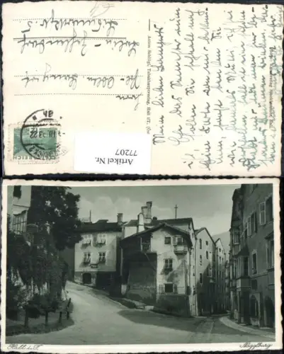 77207,Hall i. Tirol Nagglburg Strassenansicht 1933