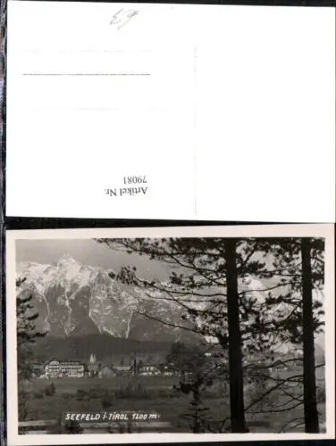 79081,Foto Ak Seefeld i. Tirol Ansicht