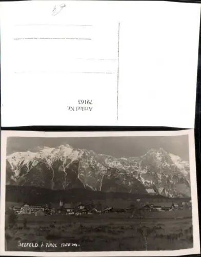 79163,Foto Ak Seefeld i. Tirol Totale