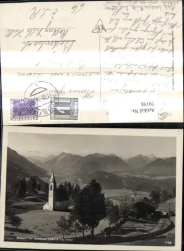 79198,Mösern b. Seefeld i. Tirol Talbilck i. Inntal Kirche