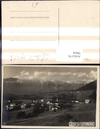 79418,Foto Ak Schönberg Totale 1923