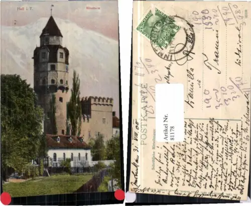 81178,Hall in Tirol Münzturm Selten Partie