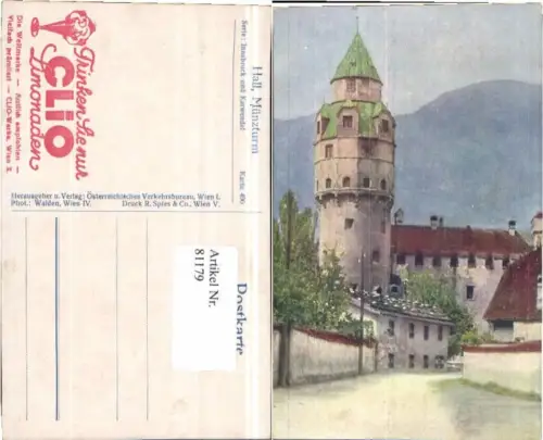 81179,Hall in Tirol Turm Münzturm