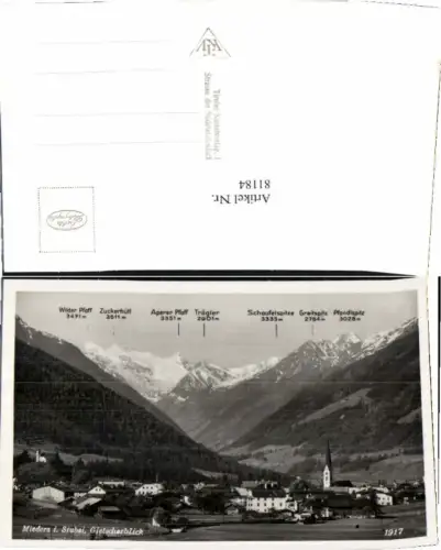 81184,Mieders im Stubaital 1928