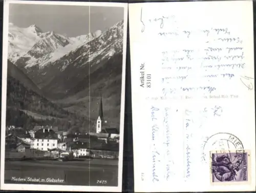 83101,Nieders Stubai m. Gletscher
