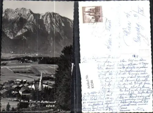 83246,Foto Ak Rinn i. Tirol m. Bettelwurf