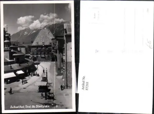 83268,Foto Ak Hall i. Tirol Oberer Stadtplatz