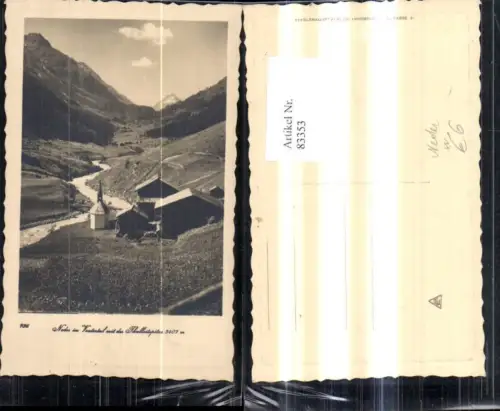 83353,Foto Ak Neder i. Ventertal m. d. Thalleitspitze Gries a. Brenner