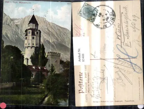 83408,Hall i. Tirol Münzerturm Münzturm