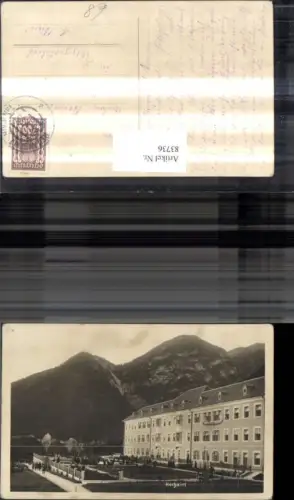 83736,Foto Ak Hochzirl Sanatorium Frontansicht