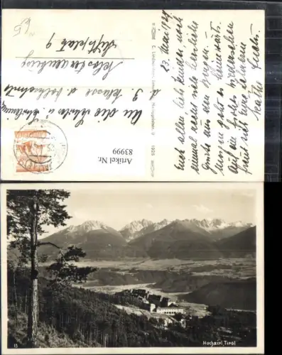 83999,Zirl Hochzirl Sanatorium Ansicht