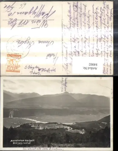 84002,Sanatorium Hochzirl Zirl Blick geg. Inntal