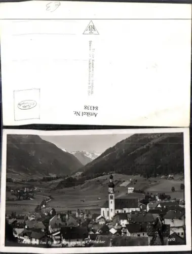 84338,Foto Ak Fulpmes i. Stubaital geg. d. Gletscher