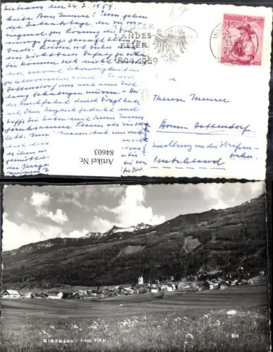 84603,Foto Ak Sistrans i. Tirol Totale