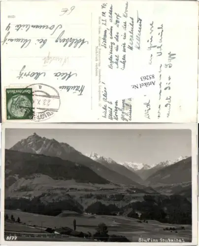 85263,Blick nach Neustift im Stubaital