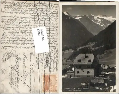 85265,Fulpmes im Stubai Gasthaus Hotel Alpenrose