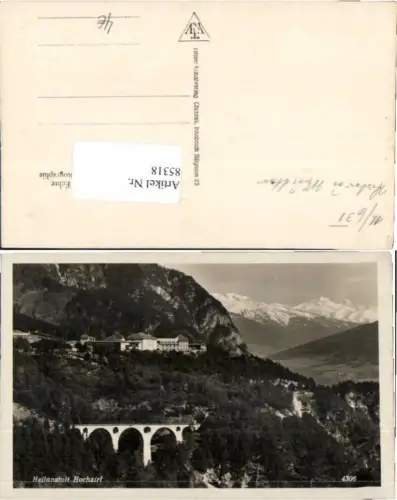 85318,Heilanstalt Hochzirl Zirl Viadukt