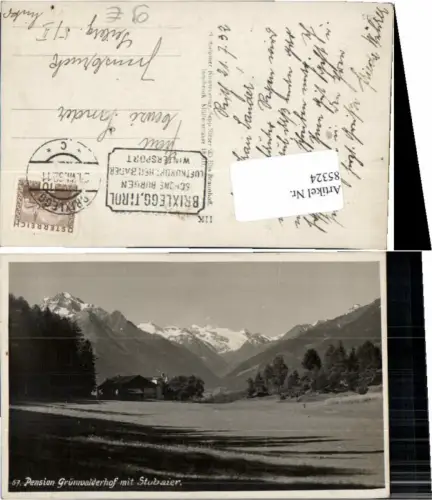 85324,Pension Grünwalderhof b. Brixlegg Stubai